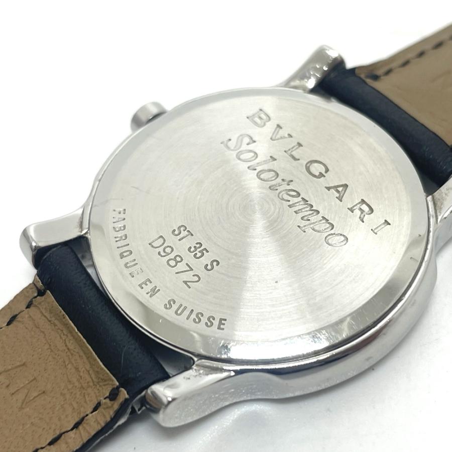BVLGARI ブルガリ ST35S ソロテンポ クォーツ デイト 腕時計 SS シルバー メンズ【中古】 | BVLGARI | 08