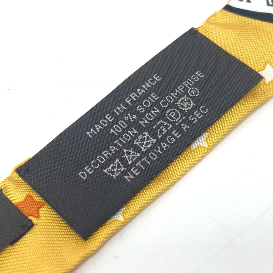 HERMES エルメス ツイリー ドールキャンディ エルメス パリ ステーション スカーフ シルク イエロー レディース【中古】新品同様 | HERMES | 06