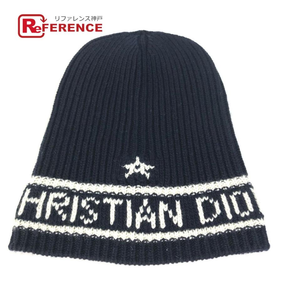ディオール　ChristianDior ニット帽　トロッター　総柄 ディオールChristianDior ニット帽トロッター総柄