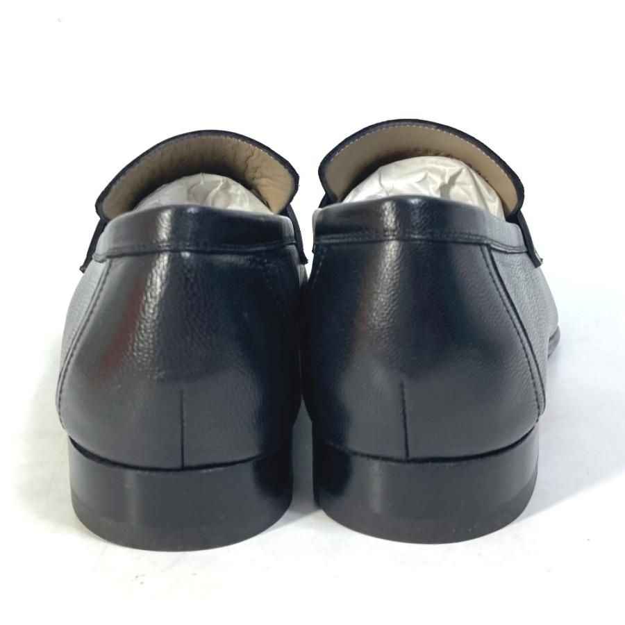 新品同様 HERMES エルメス モカシン パリ ビジネスシューズ 靴 Hロゴ ローファー ブラック レディース【中古】 | HERMES | 02