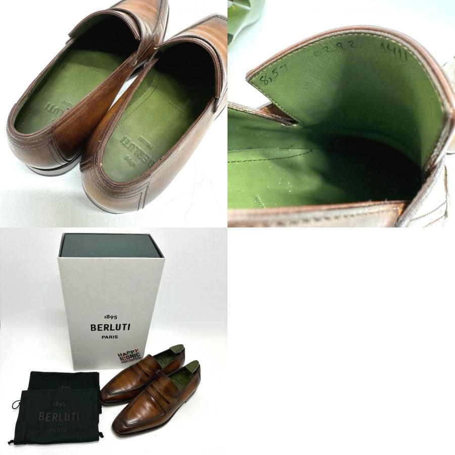 Berluti ベルルッティ レザーシューズ ローファー ブラウン メンズ【中古】 |  | 08