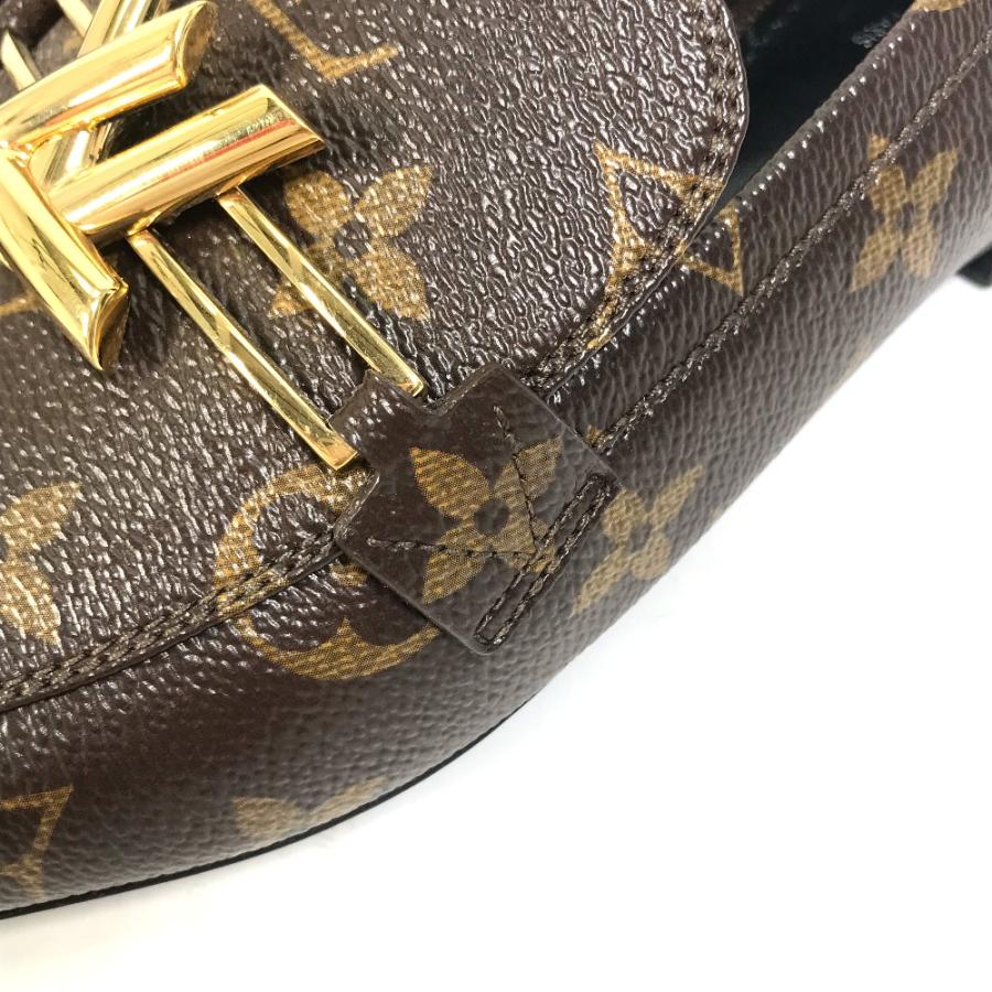 LOUIS VUITTON ルイヴィトン アッパーケース ライン フラット モノグラム LV ローファー ブラウン レディース【中古】 | LOUIS VUITTON | 07