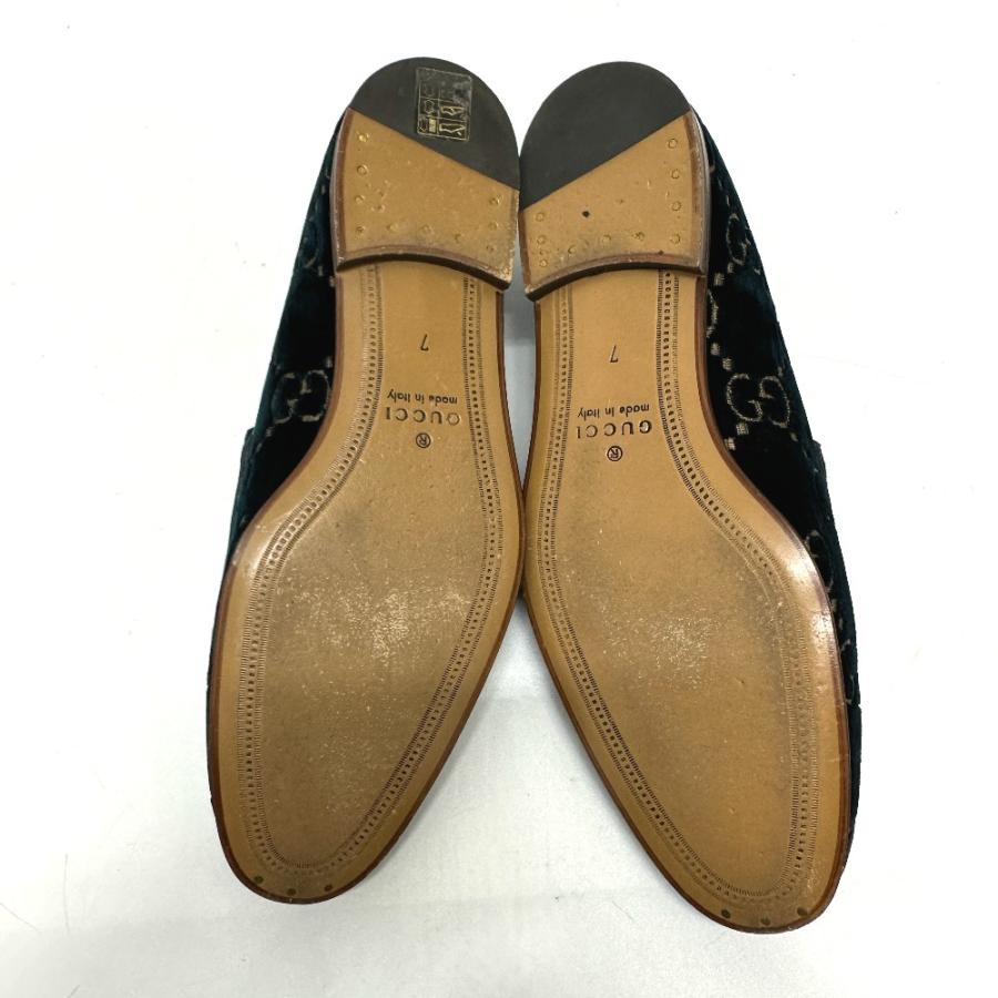 GUCCI グッチ 430088 ホースビット GG ローファー ネイビー系 メンズ【中古】 | GUCCI | 06