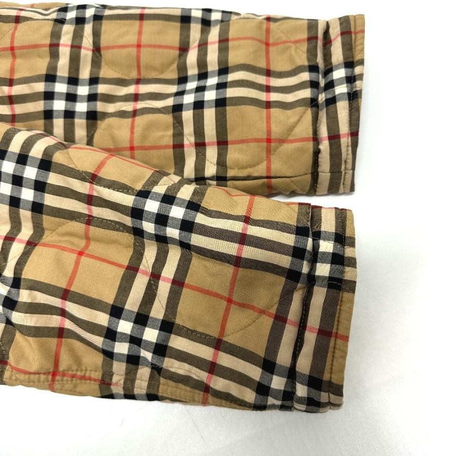 美品 BURBERRY バーバリー 8049139 コート リバーシブル チェック ブルゾン ベージュ メンズ【中古】｜reference｜05