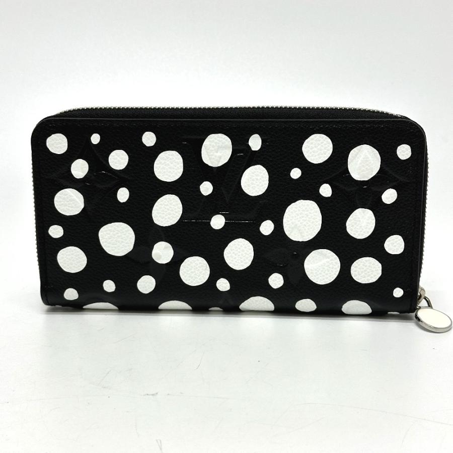 LOUIS VUITTON 美品 ルイヴィトン M81906 ジッピーウォレット 草間彌生  