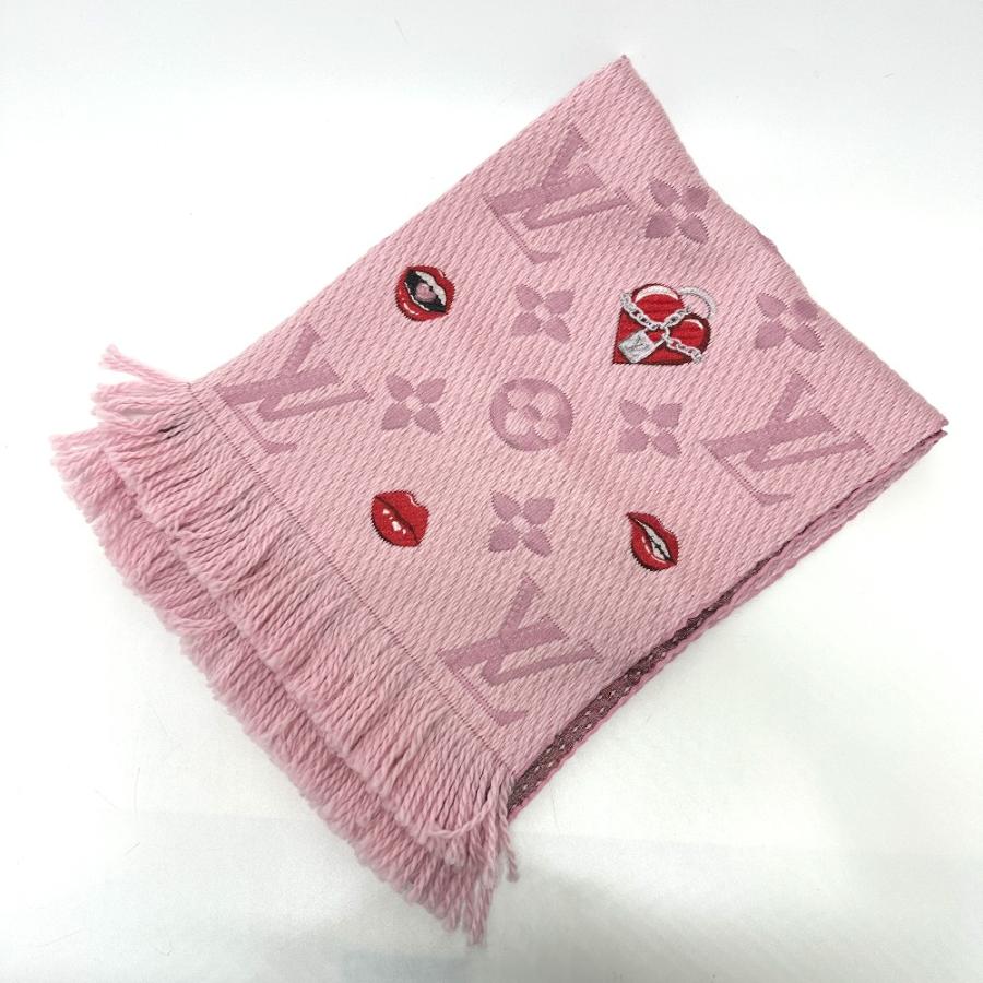 LOUIS VUITTON ルイヴィトン M76178 エシャルプ・ロゴマニア ラッキー モノグラム マフラー ピンク レディース【中古】 | LOUIS VUITTON | 03