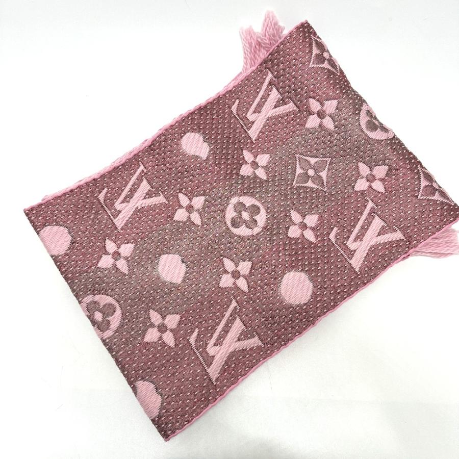 LOUIS VUITTON ルイヴィトン M76178 エシャルプ・ロゴマニア ラッキー モノグラム マフラー ピンク レディース【中古】 | LOUIS VUITTON | 06