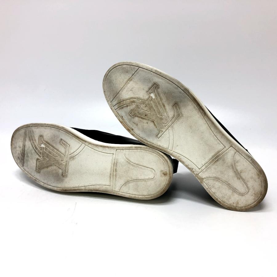 LOUIS VUITTON ルイヴィトン フラグメント シューズ モノグラムエクリプス スリッポン ブラック メンズ【中古】 | LOUIS VUITTON | 02