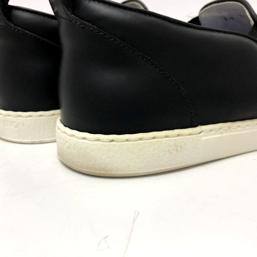 LOUIS VUITTON ルイヴィトン フラグメント シューズ モノグラムエクリプス スリッポン ブラック メンズ【中古】 | LOUIS VUITTON | 05