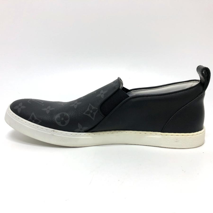 LOUIS VUITTON ルイヴィトン フラグメント シューズ モノグラムエクリプス スリッポン ブラック メンズ【中古】 | LOUIS VUITTON | 06