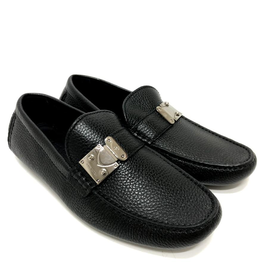 美品 LOUIS VUITTON ルイヴィトン ドライビングシューズ シューズ ローファー ブラック メンズ【中古】 | LOUIS VUITTON | 01