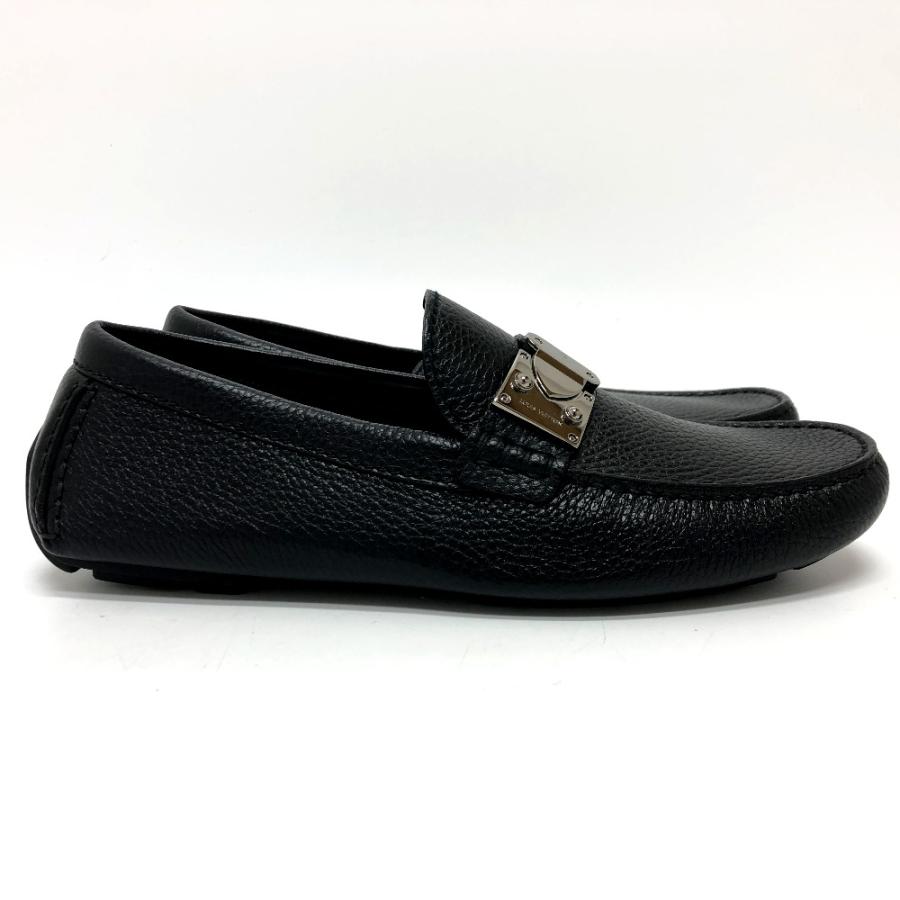 美品 LOUIS VUITTON ルイヴィトン ドライビングシューズ シューズ ローファー ブラック メンズ【中古】 | LOUIS VUITTON | 05