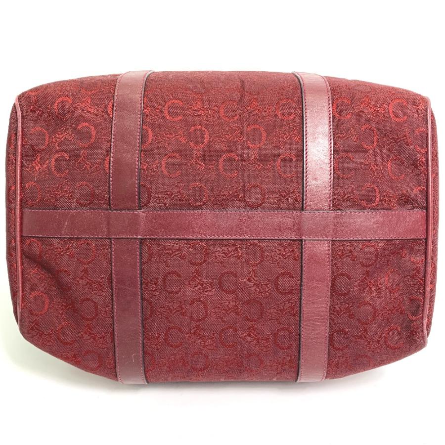 CELINE セリーヌ Cマカダム 馬車 ヴィンテージ ハンドバッグ ボストンバッグ キャンバス/レザー レッド レディース.【中古】 | CELINE | 04