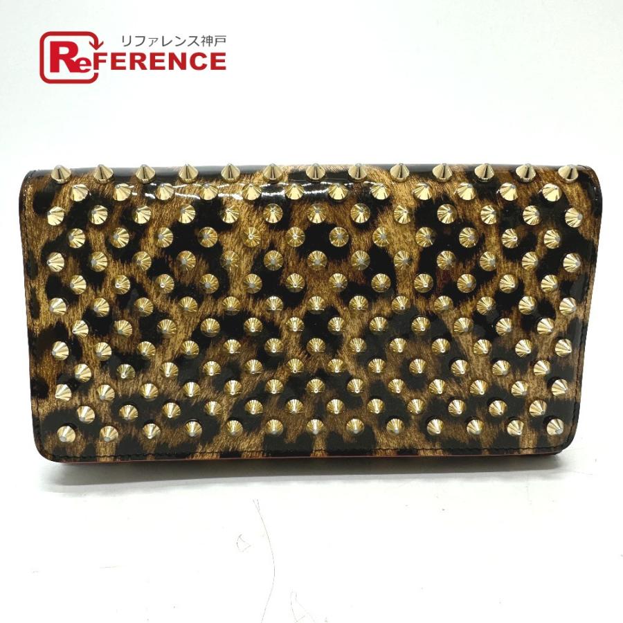 ルブタン長財布ヒョウ柄