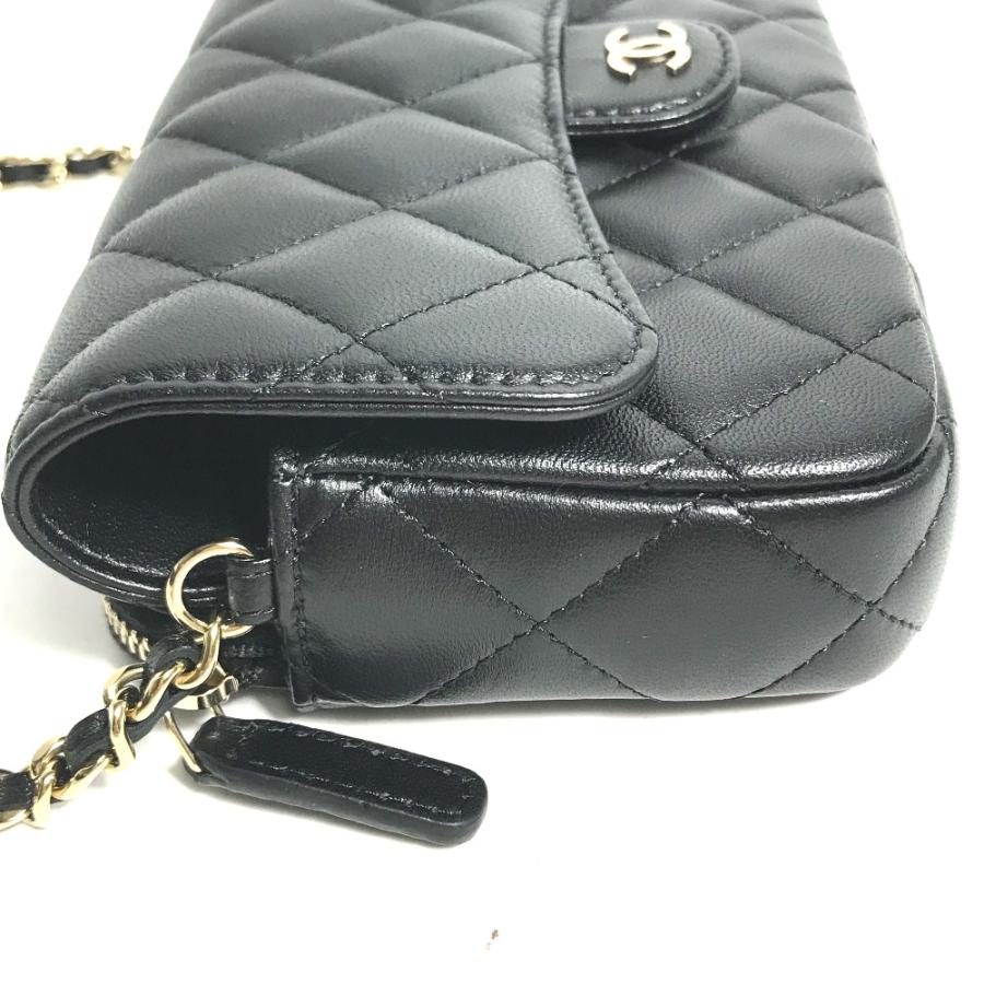 新品同様 CHANEL シャネル AP2096 マトラッセ チェーンウォレット 斜め掛け 長財布 フォンケースウォレット ショルダーバッグ【中古】 | CHANEL | 01