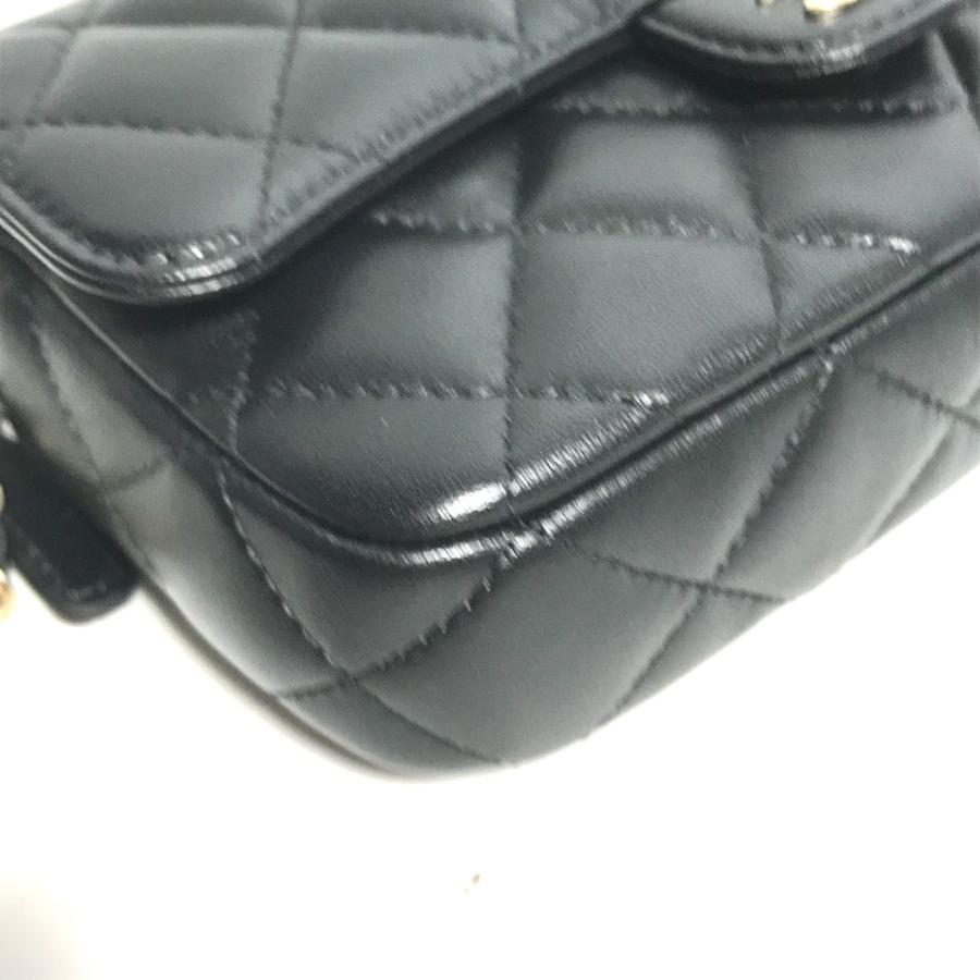 新品同様 CHANEL シャネル AP2096 マトラッセ チェーンウォレット 斜め掛け 長財布 フォンケースウォレット ショルダーバッグ【中古】 | CHANEL | 02