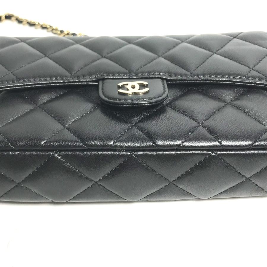 新品同様 CHANEL シャネル AP2096 マトラッセ チェーンウォレット 斜め掛け 長財布 フォンケースウォレット ショルダーバッグ【中古】 | CHANEL | 03
