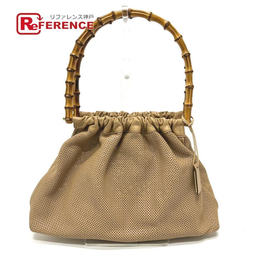 GUCCI（グッチ） 92708 バンブー ハンドバッグ ベージュ レディース  