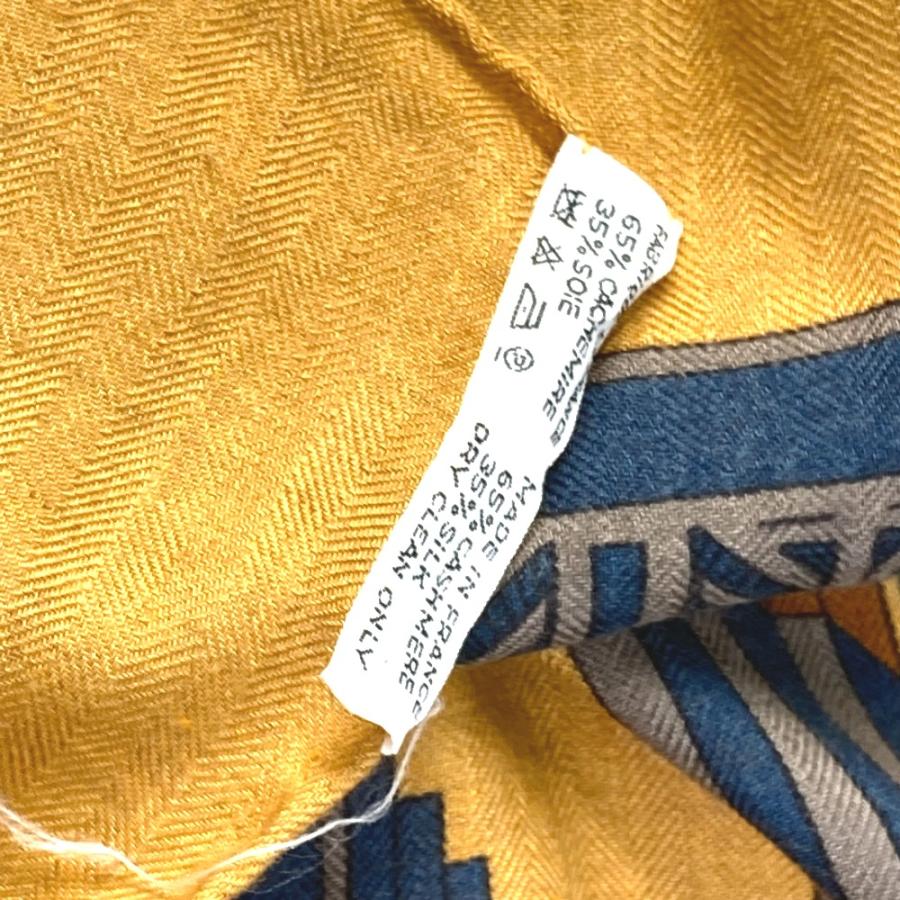 HERMES エルメス カレ ジェアン 140 ストール  マフラー ショール ブラウン レディース【中古】 | HERMES | 03