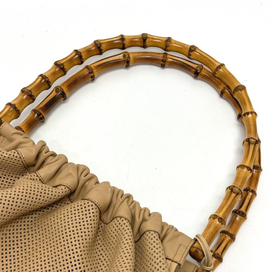 GUCCI（グッチ） 92708 バンブー ハンドバッグ ベージュ レディース  