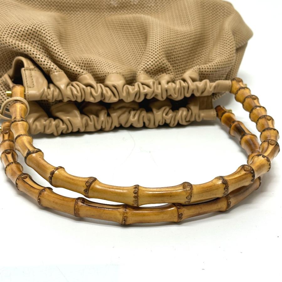 GUCCI（グッチ） 92708 バンブー ハンドバッグ ベージュ レディース  