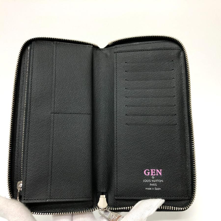 LOUIS VUITTON ルイヴィトン M60965 ジッピーウォレット ヴェルティカル ラウンドファスナー エピ 長財布 ブラック メンズ【中古】 | LOUIS VUITTON | 07