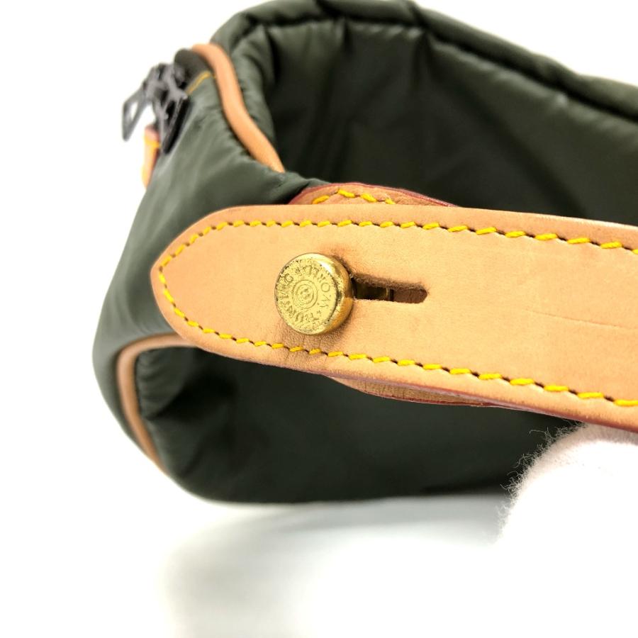 HUNTING WORLD ハンティングワールド ウエストバッグ ウエストポーチ ロゴ ボディバッグ カーキ メンズ【中古】 |  | 06