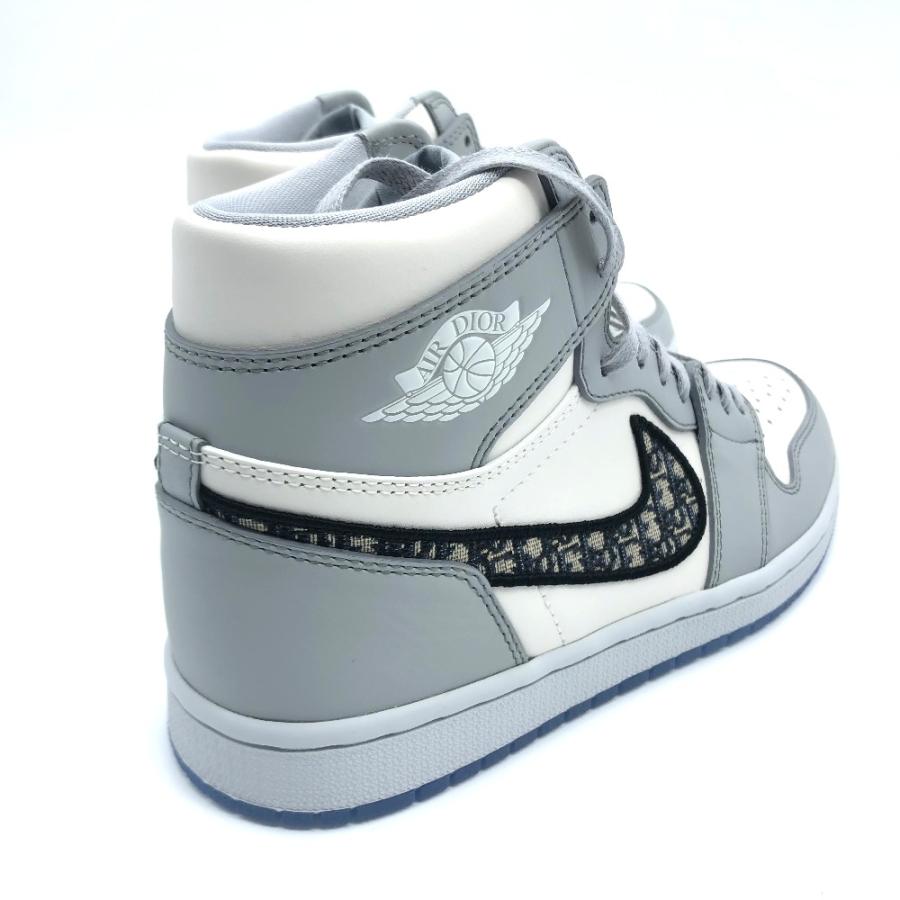 Christian Dior クリスチャンディオール Cn8607 002 Dior Nike Air Jordan 1 High Og トロッター スニーカー ホワイト グレー ブラック メンズ 新品 Koni 0727 リファレンス コレクション 通販 Yahoo ショッピング