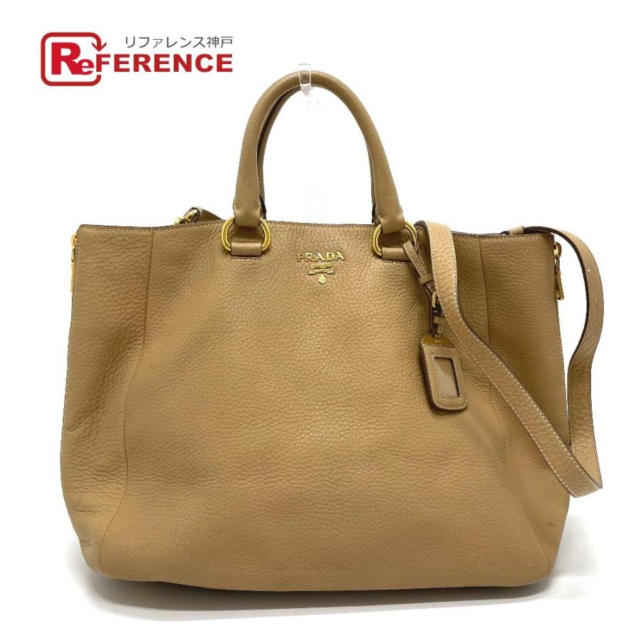 PRADA プラダ サイドジップ 2WAY ショルダーバッグ トートバッグ