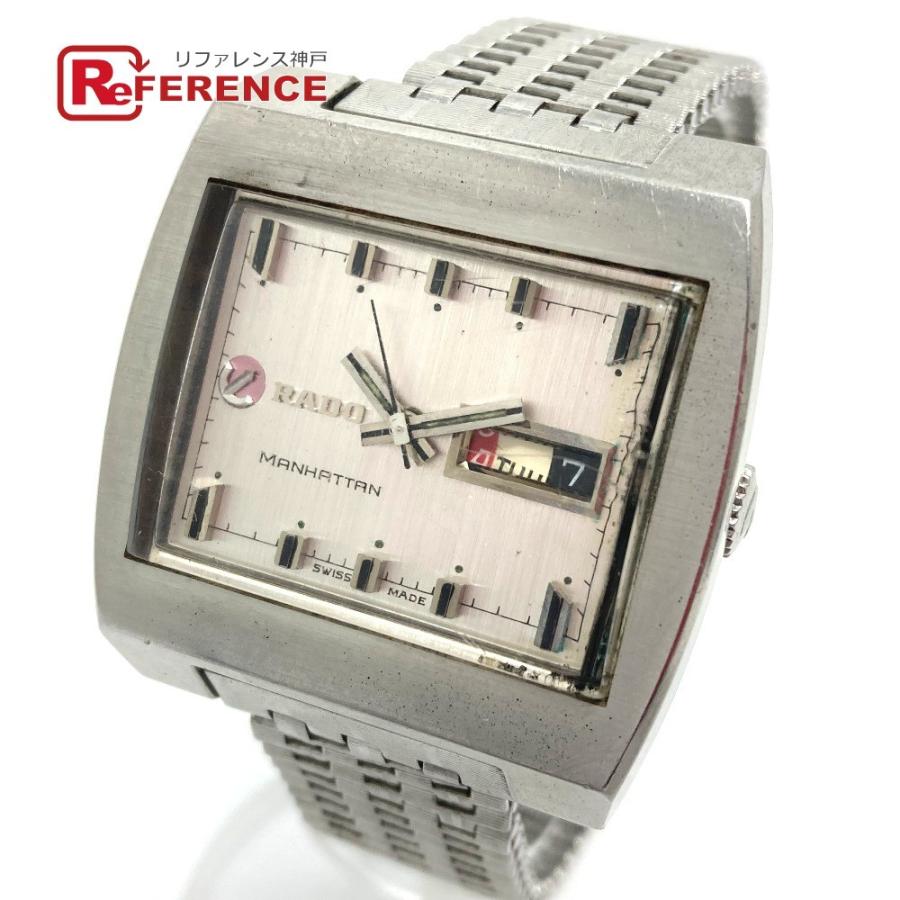 RADO ラドー マンハッタン デイト 自動巻き メンズ腕時計 SS メンズ シルバー :KS-211207-26:リファレンス コレクション -  通販 - Yahoo!ショッピング