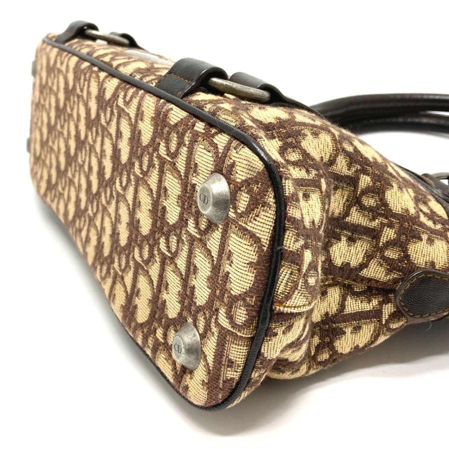 Dior ロゴプリント ハンドバッグ ブラウン/ピンク Dior Pink Logo Mini Shoulder Bag – Treasures of NYC