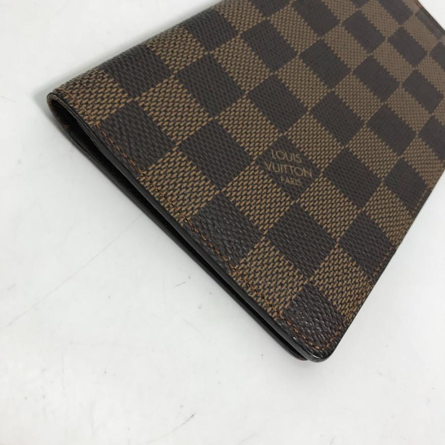 【極美品】ルイヴィトン N61823 札入れ 長財布 レザー ダミエ ブラウン LOUIS VUITTON ルイ ヴィトン 長財布 札入れ ダミエ ポルト