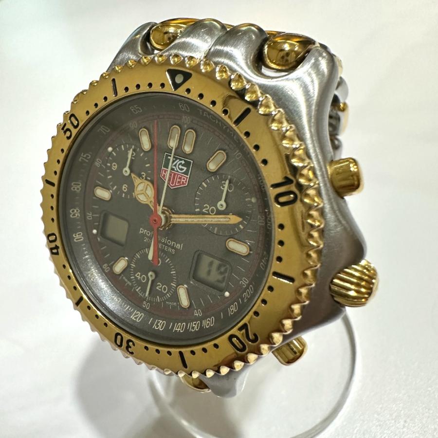 TAG HEUER タグホイヤー CG1122-0 セナモデル クォーツ デイト 時計 腕時計 ウォッチ 腕時計 シルバー/ゴールド メンズ【中古】 |  | 01