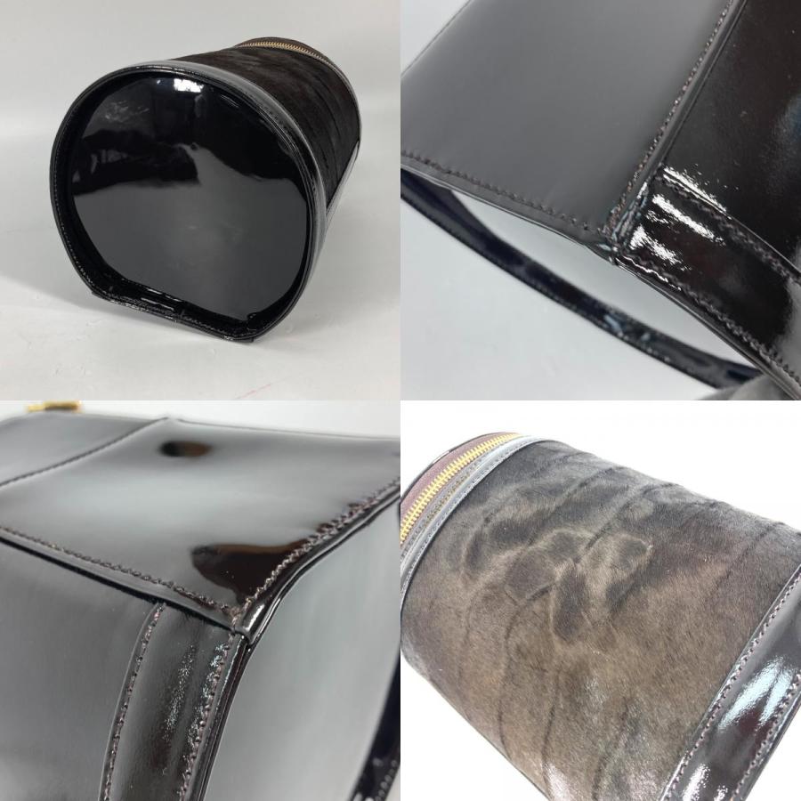 VERSACE ヴェルサーチ サンバースト 縦型 ハンドバッグ カバン ヴィンテージ バニティバッグ ブラウン レディース【中古】 |  | 07