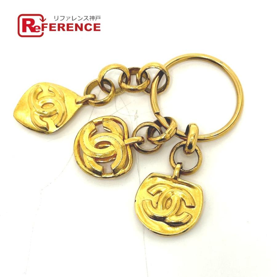 CHANEL シャネル ヴィンテージ キーホルダー チャーム ココマーク チャーム ゴールド レディース【中古】 | CHANEL