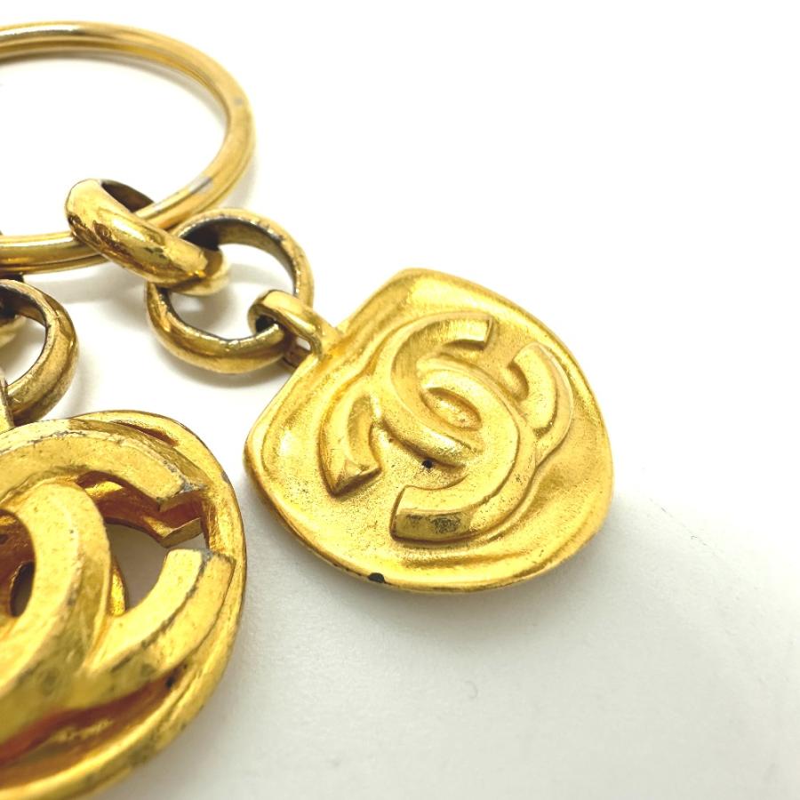 CHANEL シャネル ヴィンテージ キーホルダー チャーム ココマーク チャーム ゴールド レディース【中古】 | CHANEL | 02