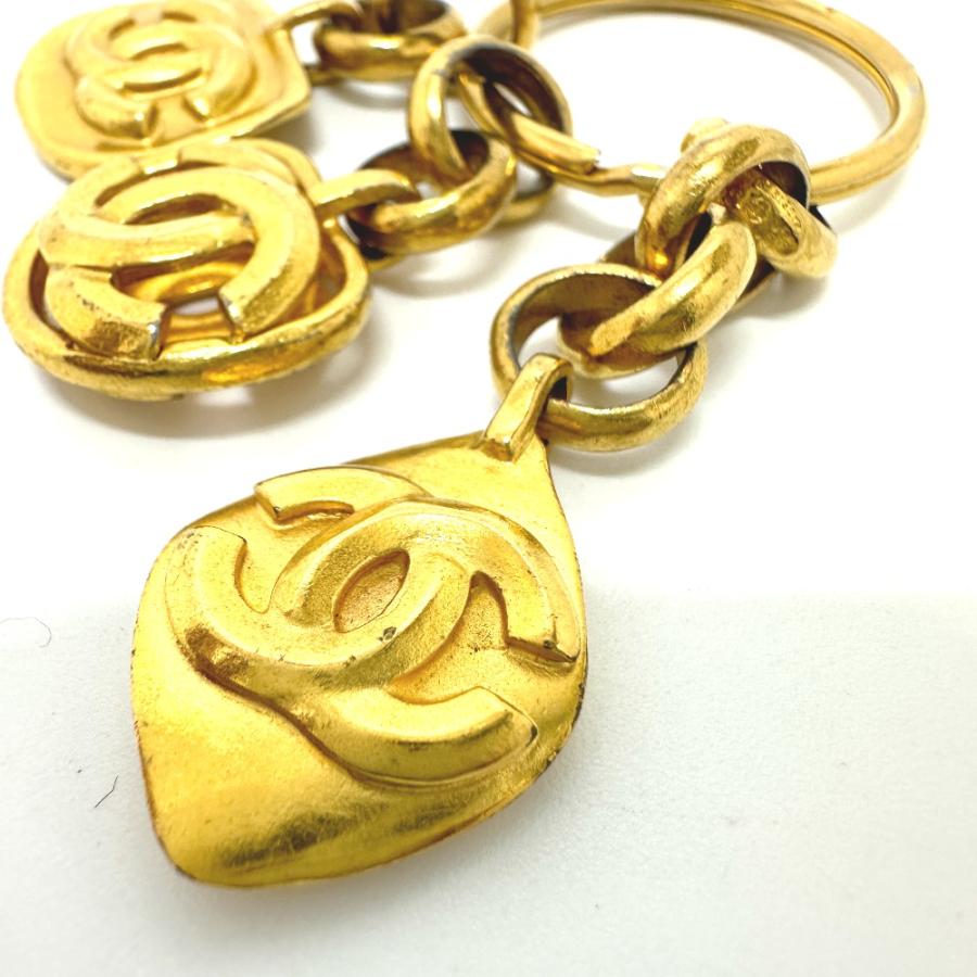 CHANEL シャネル ヴィンテージ キーホルダー チャーム ココマーク チャーム ゴールド レディース【中古】 | CHANEL | 07
