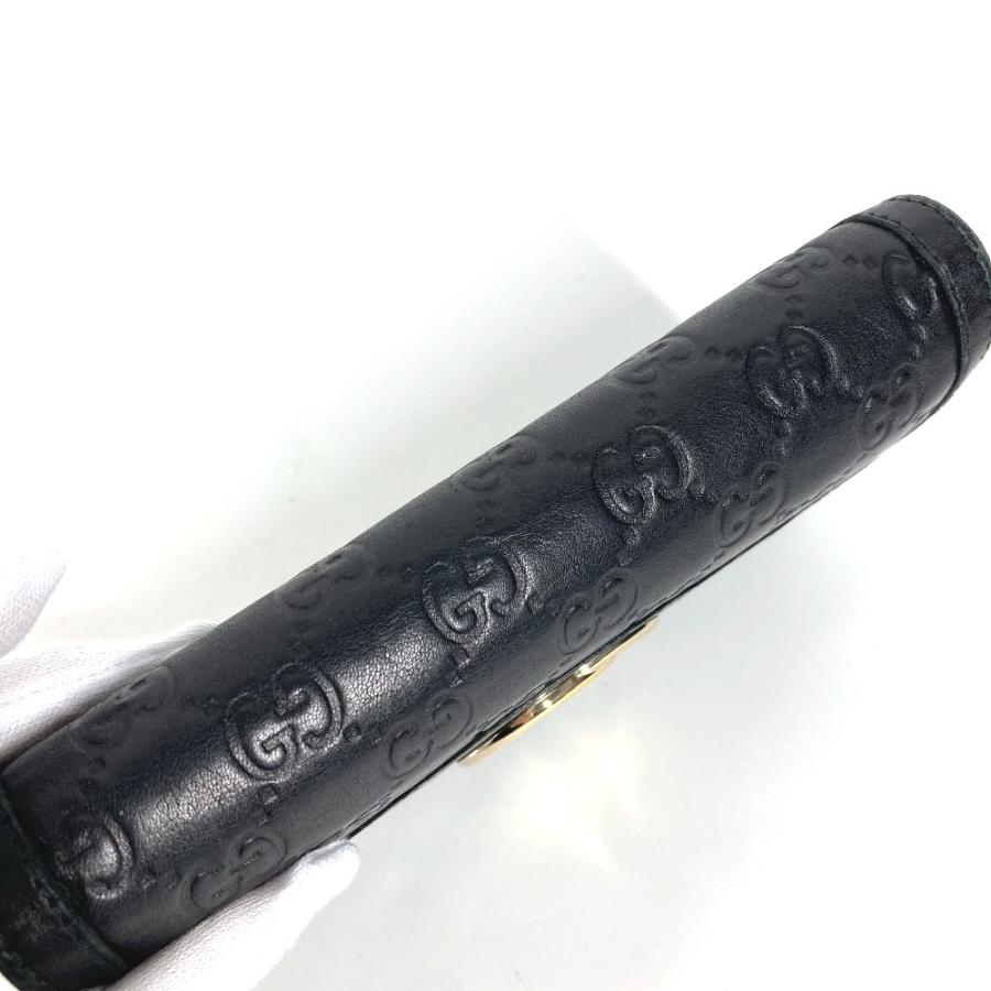 GUCCI グッチ 282434 グッチシマ GG フラップ ロングウォレット 長財布  
