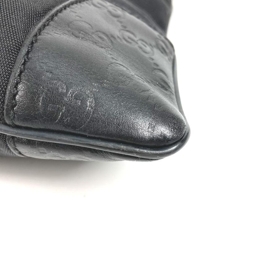 GUCCI（グッチ） 161822 GG トートバッグ 肩掛け カバン グッチシマ ショルダーバッグ ブラック メンズ【中古 ...