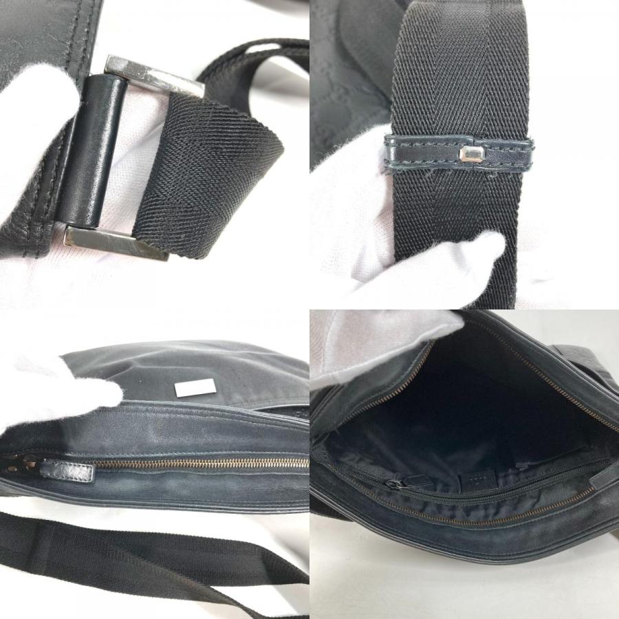 GUCCI（グッチ） 161822 GG トートバッグ 肩掛け カバン グッチシマ ショルダーバッグ ブラック メンズ【中古 ...