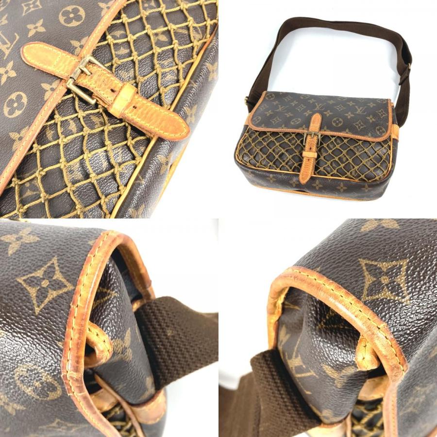 ルイヴィトン LOUIS VUITTON コンゴPM M40117 モノグラム カバン 斜め掛け メッシュ ネット ショルダーバッグ モノグラムキャンバス ブラウン LOUIS VUITTON（ルイ・ヴィトン） M40117 コンゴPM カバン 斜め掛け