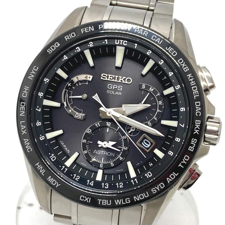 美品 SEIKO セイコー 8X53-0AD0 アストロン  メンズ時計 ウォッチ 腕時計 シルバー メンズ【中古】 | SEIKO | 01