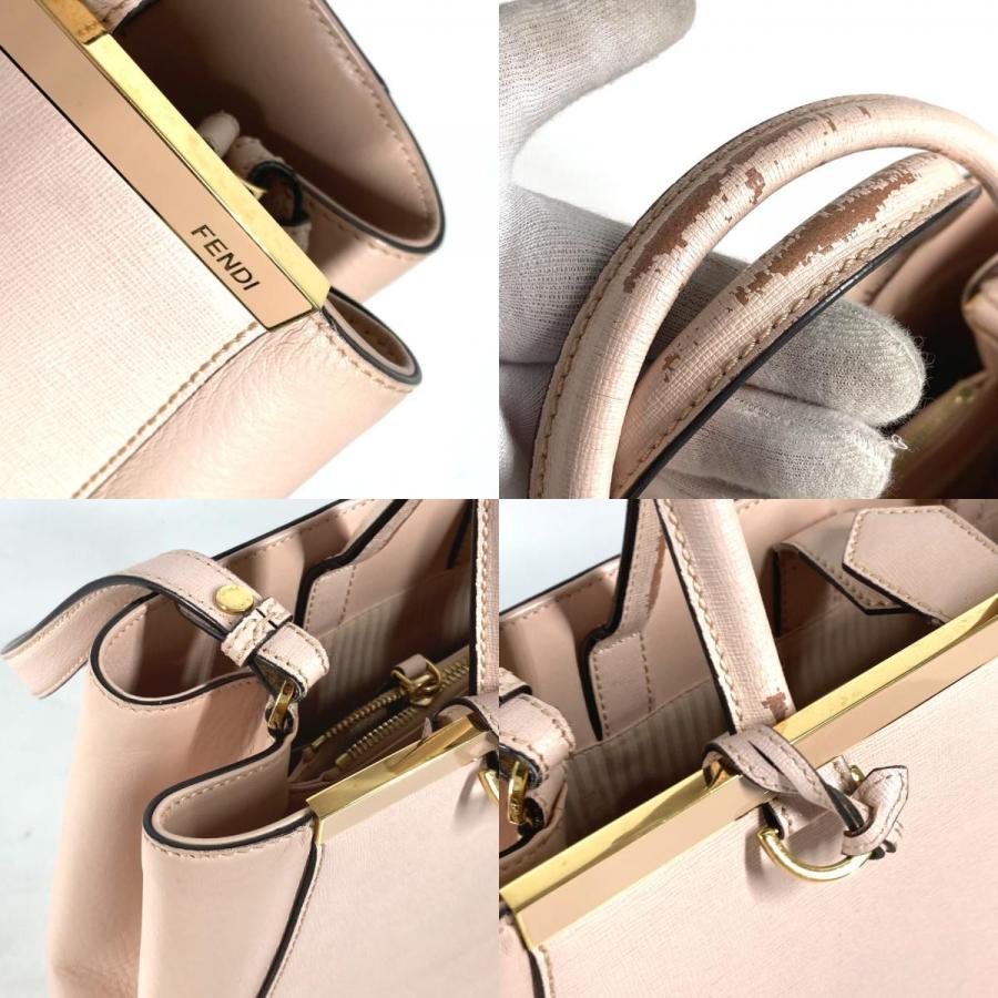 FENDI フェンディ 8BH250  トゥジュール カバン トートバッグ 肩掛け 2WAYバッグ ショルダーバッグ ベージュ レディース【中古】 | FENDI | 07