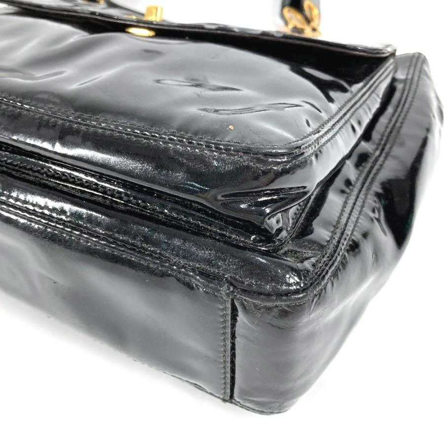 CHANEL シャネル A08036 CC ココマーク ロゴ カバン トートバッグ チェーン ショルダーバッグ ブラック レディース【中古】の画像