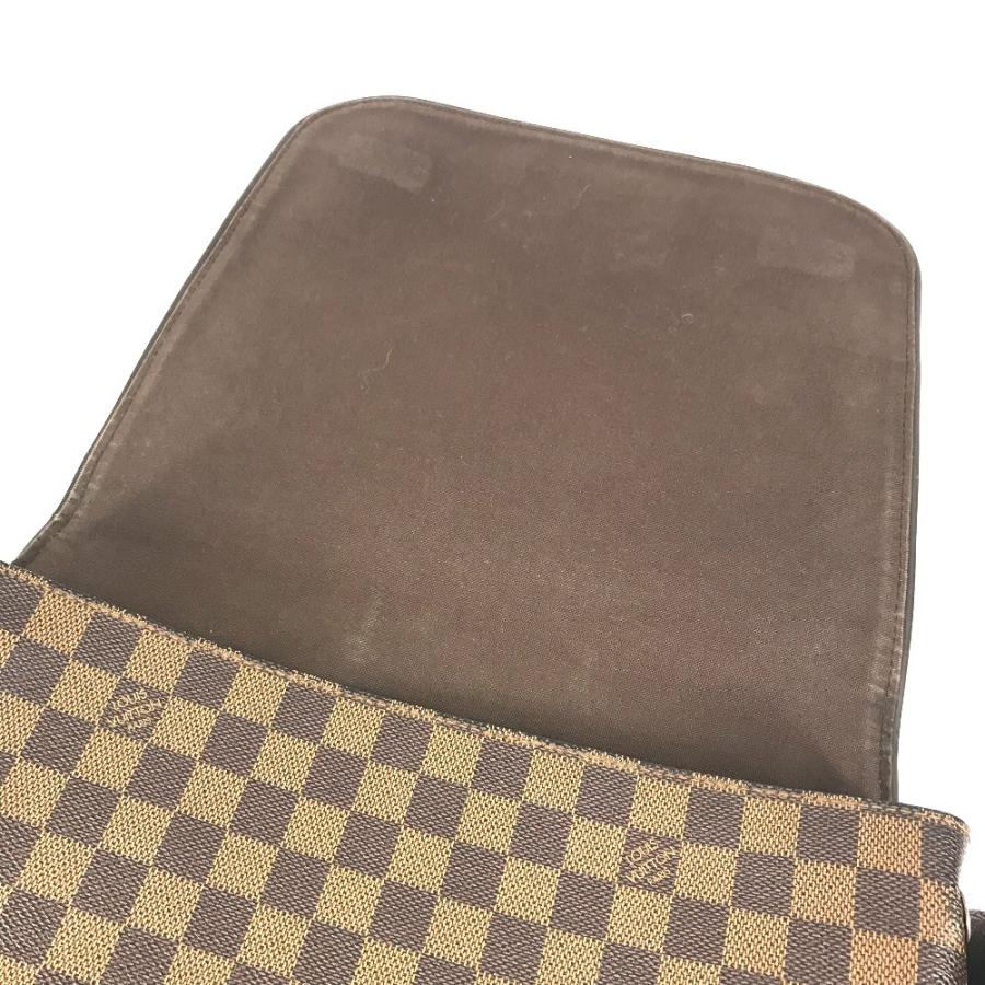 LOUIS VUITTON ルイヴィトン N51211 ブルックリンMM カバン フラップ 斜め掛け ダミエ ショルダーバッグ エベヌ ブラウン 【中古】 | LOUIS VUITTON | 04