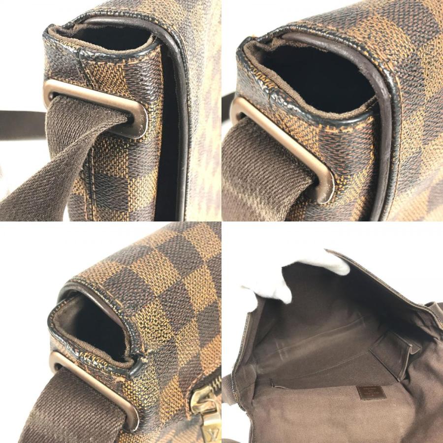 LOUIS VUITTON ルイヴィトン N51211 ブルックリンMM カバン フラップ 斜め掛け ダミエ ショルダーバッグ エベヌ ブラウン 【中古】 | LOUIS VUITTON | 07