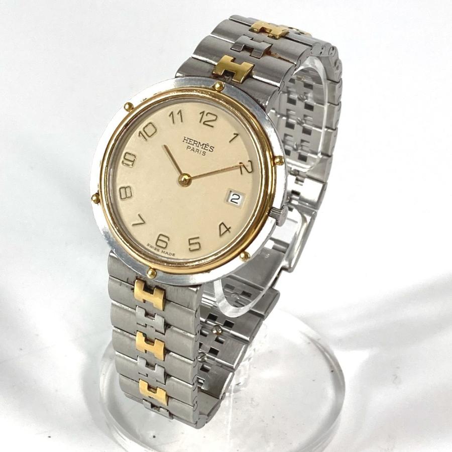 HERMES エルメス オリンピア コンビ メンズウォッチ ウォッチ 腕時計  