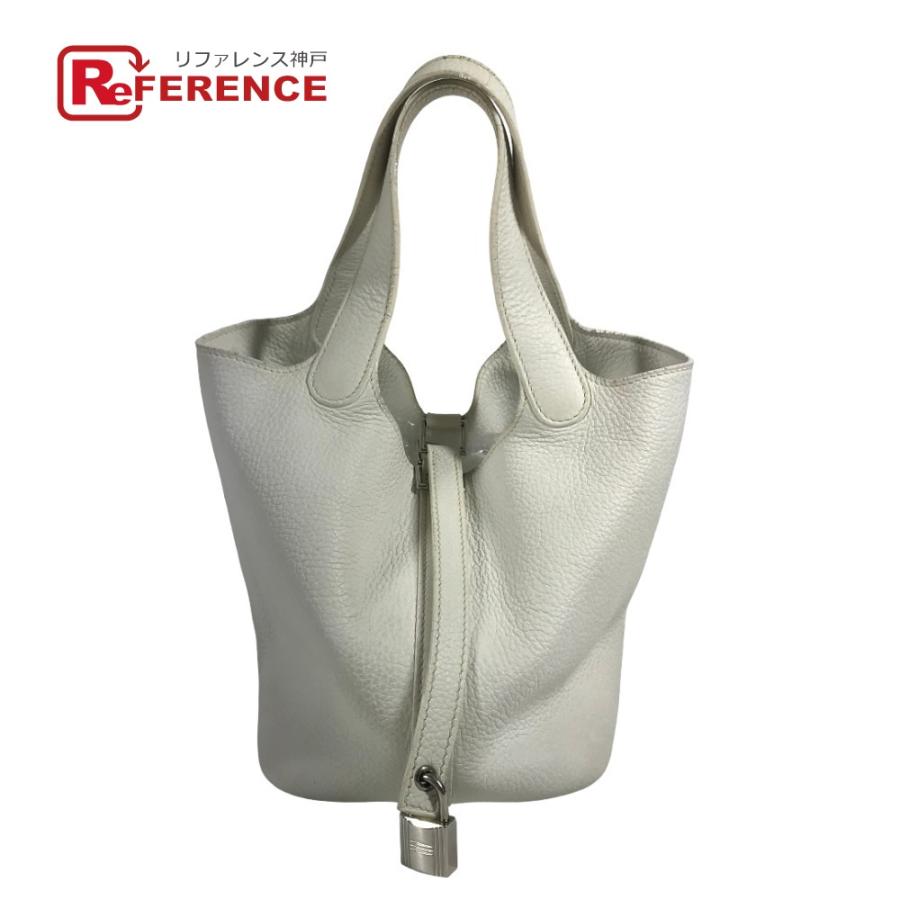 HERMES エルメス ピコタンロック PM ピコタンロックPM カバン トートバッグ ハンドバッグ ホワイト ユニセックス【中古】 | HERMES