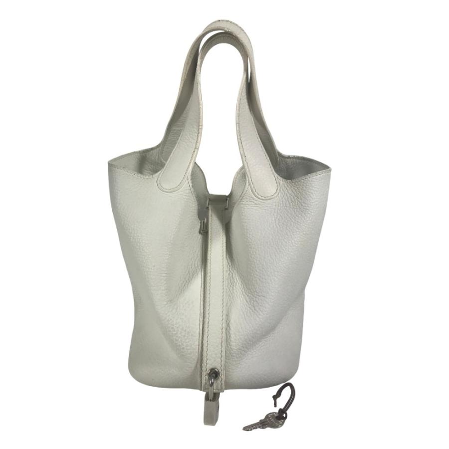 HERMES エルメス ピコタンロック PM ピコタンロックPM カバン トートバッグ ハンドバッグ ホワイト ユニセックス【中古】 | HERMES | 05