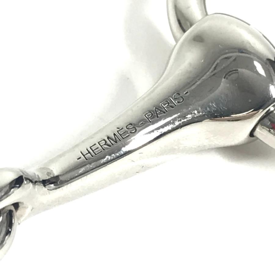 美品 HERMES エルメス モール ロゴ アクセサリー スカーフリング シルバー ユニセックス【中古】 | HERMES | 04